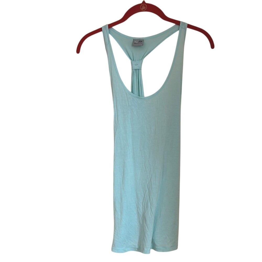 Champion Light Blue Sleeveless Women's Workout Racerback Tank Top Size XS